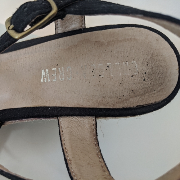 Black Chelsea Crew Hanna wedge Sandle size 9 - Picture 3 of 7